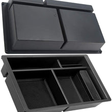 Center Console Tray Organizer for GMC Sierra Yukon Chevy/Chevrolet Silverado Tahoe Suburban 2015-2018 -GM Vehicles Accessories Replaces 22817343 (Full Console w/Bucket Seats ONLY)