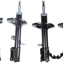 Set of 4 Front+Rear Strut Shock Absorber Kit Compatible with Corolla Chevy Geo Prizm,100% Brand New in Factory Original Condition