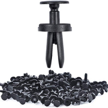 OTUAYAUTO 100PCS Fender Liner Clip, for Dodge Avenger 08-14, Challenger 08-15, Jeep Grand Cherokee 05-15, Nylon Fastener