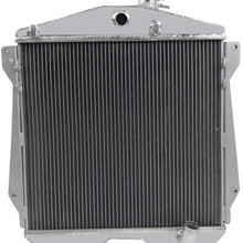 OzCoolingParts 4 Row Core All Aluminum Radiator for 1943-1948 44 45 46 47 Chevy Fleetline/FleetMaster/Stylemaster L6 MT