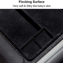 ROSON Tesla Model 3 Accessories Flocked Center Console Organizer Compatible with 2017 2018 2019 2020, Insert Tray, Armrest Box Insert Tray
