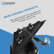 ZENITHIKE Smooth Passenger Side Mirror Fit for 2017-2019 Rogue 2018 X-Trail Power Adjustment Manual Folding Non-Heated Replacement Part