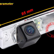 Navinio Waterproof High Definition Color Wide Viewing Angle License Plate Car Rear View Camera with Night Vision for 4 Runner/Land Cruiser 150-Series Prado/Fortuner/SW4 (HD Camera)