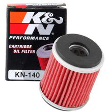 K&N Motorcycle Oil Filter: High Performance, Premium, Designed to be used with Synthetic or Conventional Oils: Fits Select Yamaha Motorcycles, KN-140