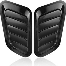 Blair 2PCS ABS Car Universal Decorative Intake Scoops Turbo Bonnet Vent Hood Auto Accessory