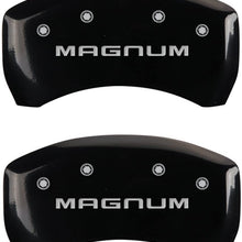 MGP Caliper Covers 12001SCHBRD Caliper Cover with Red Powder Coat Finish, (Set of 4)