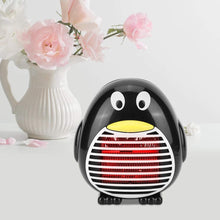 Mini Heater Fan, Household Electric Heater Portable Office Desktop Portable Heater Fan Mini Electric Fan Heater Warmer for Winter PTC Ceramic Heating (Black)