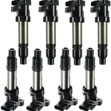 Set of 8 Ignition Coils Pack for Cadillac SRX STS DTS XLR Buick Lucerne V8 4.4L 4.6L