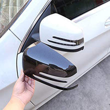 YUECHI for Mercedes Benz A CLA GLA GLK Class W176 W117 X156 X204 2014-2017 Carbon Fiber Side Rear View Mirror Cover Trim