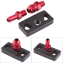 Qiilu 1/8 NPT Fuel Rail Pressure Regulator Adapter for Honda with Fittings