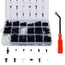 LUJUNTEC 408Pcs Bumper Retainer Clips Auto Fasteners Rivet Clips Body Fastener Clips with Plastic Box