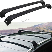 BUSUANZI Aluminum Top Rail Roof Rack Cross Bar Fit for BMW X6 2013-2016 Luggage Carrier Travel Accessories