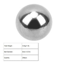 G1000 Stainless Steel Bearing Balls 0.5KG Stainless Steel Ball Stainless Steel Ball Replacement for Industries for Aerospace for Plastic Hardware(8mm)