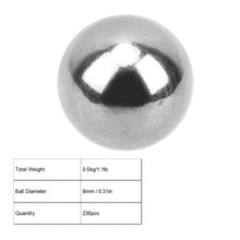 Stainless Steel Bearing Balls G1000 Stainless Steel Ball Stainless Steel Ball Replacement HRC<26 for Plastic Hardware for Industries for Aerospace(8mm)