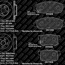 [Front + Rear] Max Brakes Premium XDS Rotors with Carbon Ceramic Pads KT008133