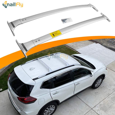 SnailAuto Silver Roof Rack Cross Bar Aluminum Fit for Nissan Rogue 2014 2015 2016 2017 2018 2019 2020