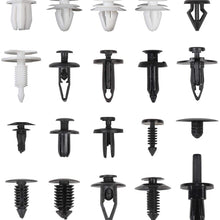 Voodonala Car Retainer Kit Push Rivet Pins Clips Fastener Plastics Trim Panel Body Assortment for Jeep Ford GM Toyota Honda