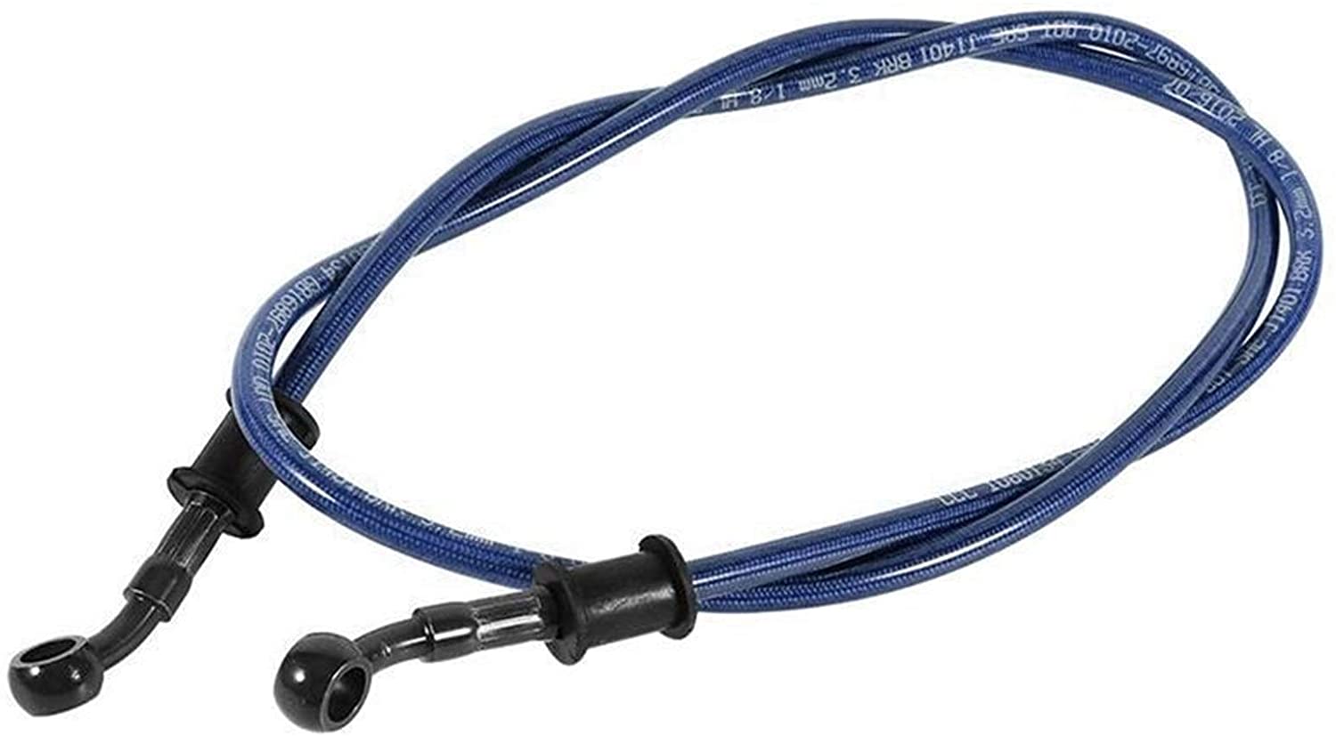 WHWEI Motorcycle Dirt Bike Braided Steel Hydraulic Reinforce Brake line Clutch Oil Hose Tube Universal (Color : Black)