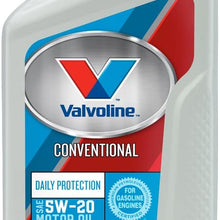 Valvoline 5W-20 Premium Conventional Motor Oil - 1qt (Case of 12) (797974-12PK)