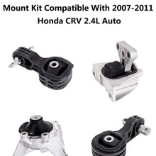 Ashimori Compatible With 2007-2011 Honda CRV 2.4L Auto Engine Motor Mount & Transmission Mount Kit A4535 A4536 A4598 A4595