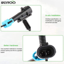 SCITOO 2 pcs Front Left Right ABS Wheel Speed Sensors Fit for 2007 2008 2009 2010 2011 2012 Dodge Caliber,2007 2008 2009 2010 2011 2012 Jeep Compass/Patriot ALS2088 ALS2084