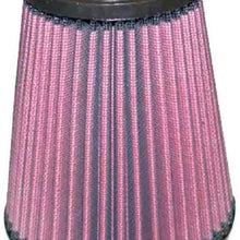 K&N Universal Clamp-On Air Filter: High Performance, Premium, Washable, Replacement Filter: Flange Diameter: 4 In, Filter Height: 6 In, Flange Length: 0.625 In, Shape: Round Tapered, RU-5121