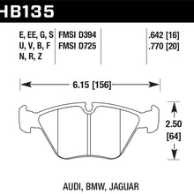 Hawk Performance HB135B.760 Disc Brake Pad HPS 5.0 w/0.760 Thickness Disc Brake Pad