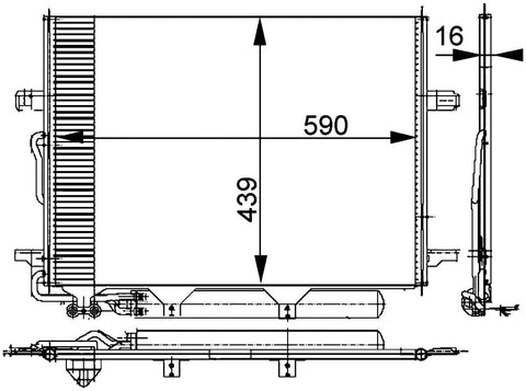 MAHLE Behr AC 318 000P A/C Condenser