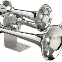 Wolo (837) Cannon Ball Express Truck Horn - 12 Volt Electric Solenoid Operated