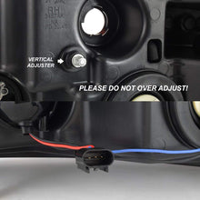 For 2004-2008 Ford F150 Full LED Daytime Running Lamp Bar Projector Headlights Black Housing Clear Lens Full Set