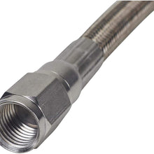 Braided Stainless AN 18 Inch Brake Line, Straight AN3
