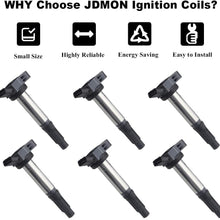 JDMON Compatible with Ignition Coils Toyota and Lexus Camry Avalon Sienna Rav4 3.5L V6 Pack of 6 Replaces 90919-A2007 90919-A2002 90919-02251 UF487