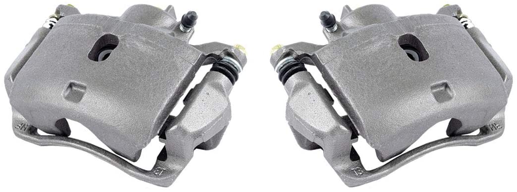 Callahan CCK11162 [2] FRONT Premium Grade OE Semi-Loaded Caliper Assembly Pair Set