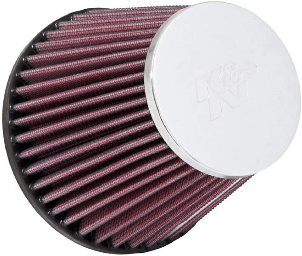 K&N Universal Clamp-On Air Filter: High Performance, Premium, Replacement Engine Filter: Flange Diameter: 2.5 In, Filter Height: 4.5 In, Flange Length: 0.6875 In, Shape: Round Tapered, RC-9420