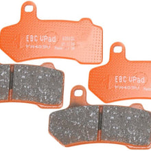 EBC Brakes EBPCK2013 Front Semi-Sintered V-Pads Brake Pad Change Kit