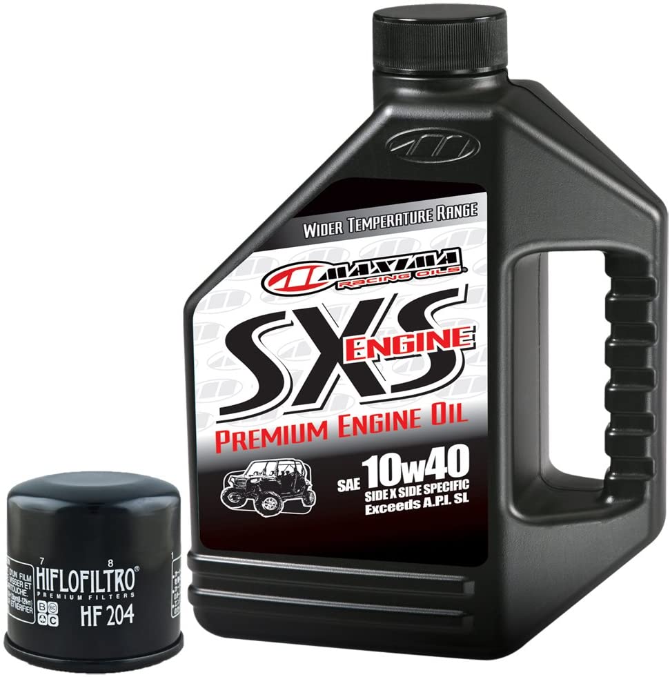 MaximaHiflofiltro SXSPEOCK011 Premium Side x Side Engine Oil Change Kit for Kawasaki Teryx 4x4/750/800, 1 Gallon