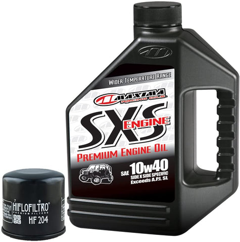 MaximaHiflofiltro SXSPEOCK011 Premium Side x Side Engine Oil Change Kit for Kawasaki Teryx 4x4/750/800, 1 Gallon
