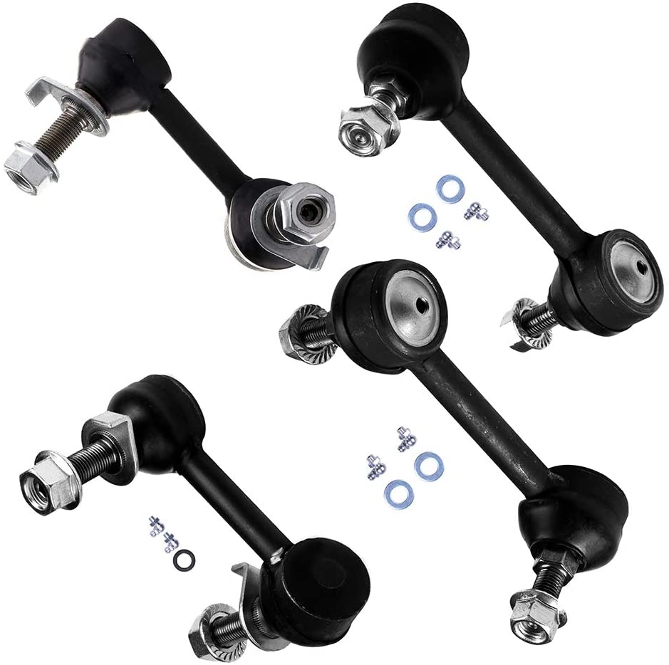 SCITOO 4pcs Suspension Kit 2 Front 2 Rear Stabilizer/Sway Bar fit for 2003-2007 Infiniti G35 Nissan 350Z K750100 K750101 K750047 K750044