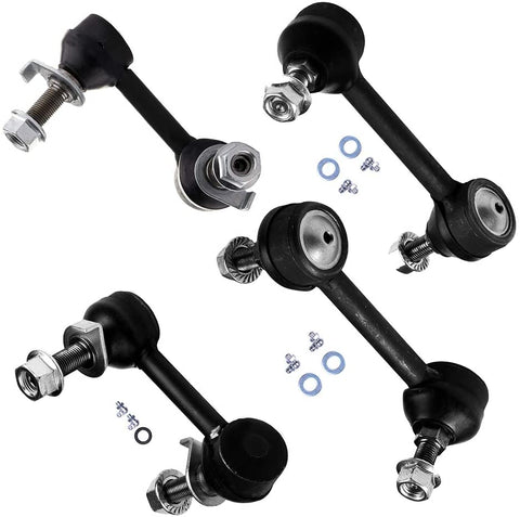 SCITOO 4pcs Suspension Kit 2 Front 2 Rear Stabilizer/Sway Bar fit for 2003-2007 Infiniti G35 Nissan 350Z K750100 K750101 K750047 K750044