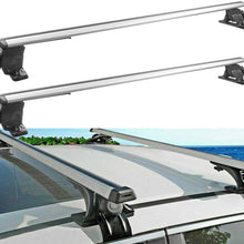 MOSTPLUS Universal Roof Rack Cross Bar Luggage Rack 52 inch Compatible with Dodge Chevy Toyota-4 Clamps with Anti-Theft Design