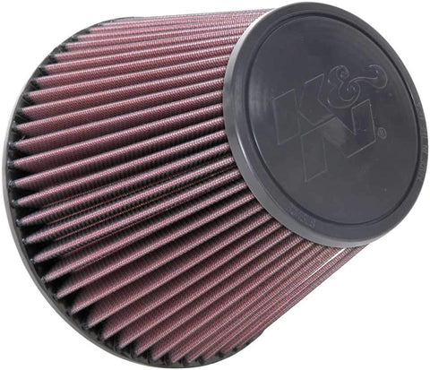 K&N Universal Clamp-On Air Filter: High Performance, Premium, Washable, Replacement Filter: Flange Diameter: 6 In, Filter Height: 6 In, Flange Length: 0.625 In, Shape: Round Tapered, RU-1048