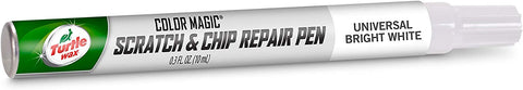 Turtle Wax 50759 Color Magic Scratch and Chip Repair Pen, Universal Bright White