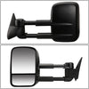 DNA Motoring TWM-001-T222-BK+DM-SY-022 Pair of Towing Side Mirrors + Blind Spot Mirrors