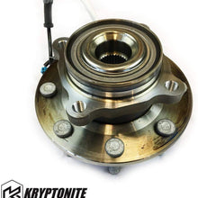 Kryptonite 8 Lug Replacement Wheel Bearing Compatible with 2011-2019 Chevy/GMC Silverado/Sierra 2500HD/3500HD SRW & DRW (11-19 GM Truck 2500/3500 SRW 4WD)