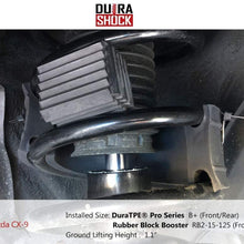 DuraSHOCK U.S. Coil Spring Block Boosters Series Pack, Automotive Performance Enhancement for Car Coil Spring Shock Absorption, Protection of Auto Suspension System (1.25" x 1" x 1")