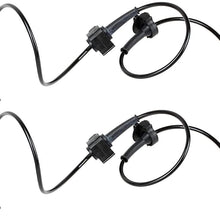 AUTEX 2PCS ABS Wheel Speed Sensor Rear Left & Right 15121067 ALS1464 compatible with Cadillac Escalade EXT 2007-2012 /Chevrolet Avalanche & Suburban 1500 & Tahoe 2007-2012/GMC Yukon XL 1500 07-12