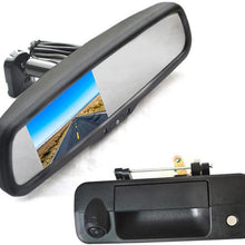 Vardsafe VS435R Tailgate Handle Backup Camera & Replacement Rear View Mirror Monitor for Toyota Tundra (2007-2013)