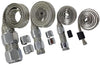 Pirate Mfg Stainless Braided Engine/Vacuum/Fuel/Heater/Oil Line Hose Sleeve Dress Up Chrome Kit