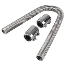 beioust Universal Flexible Upper/Lower Automotive Cooling Water Pipe Engine Cooling Water Pipe Stainless Steel with Chrome Plated Cover-24