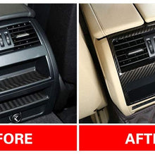 KIMISS Air Conditioning Frame ABS Plastic Rear Air Vent Outlet Trim For BMW 5 Series F10 2011-2016